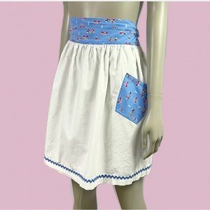 Vintage Milkmaid Half Apron Skirt